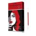 MOMEI Tattoo Lipstick Cotton Swab 20pcs  Durable Waterproof Non-Stick Lipstick Women Long Lasting Lip Gloss Disposable Portable Lip Stain Tint (Red)