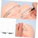 Angoily 50pcs Eyebrow Positioning Ruler Stickers Transparent Ruler Eyebrow Drawing Tool Eyebrow Trimming Set 18.00X3.80X0.10CM Blue - Buy Online on GoSupps.com