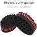 dijiusidy 2 Pieces Brush Barber Twist Sponge Hair Sponge Convenient Different Hairstyles Wear-resistant Stable Brush for Travel Men - Buy Online on GoSupps.com