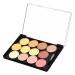 Vaguelly Palette Maquillage Compacte avec Compartiments Rangement Pratique et Portable pour Fards Paupi res