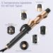 Rotating Curling Iron 5 Temperature 1 1/4 in Automatic Curling Iron Dual Voltage 360 Rotating Hair Curler Travel Auto Hair Curling Wands 1H Auto-Off & 30s Fast Heat Self Curler Hair Styling Tools Black - Buy Online on GoSupps.com