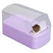 Nail Drill Bit Holder Nail Drill Bit Holder 30 Holes Dustproof Portable Manicure Accessories Stable Base for Artist for Salon (PURPLE)