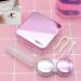 Travel-Friendly Contact Lens Case Kit | Mini Holders in Rose Gold & Rose Red - Buy Online on GoSupps.com