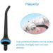 Water Flosser Replacement Tips - 3 PCS Black Standard for Mospro Nicwell Nicefeel INSMART & Oralfree - Buy Online on GoSupps.com