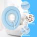 Sbayool Blue L Soft Adjustable Dog Donut Cone Collar for Post-Surgery Recovery - Anti-Licking & Comfortable - Buy Online on GoSupps.com