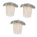 FRCOLOR Set of 3 Rhinestone Headpieces Wedding Hair Jewellery Wedding Hair Accessories Hair Comb with Rhinestone Wedding Headpiece for the Bride Hair Pin Hair Clips Headpiece for Women Grace