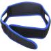 EROSPA Anti-Snoring Chin Strap | Soft Neoprene | Unisex | Black/Blue | Improve Sleep Quality - Buy Online on GoSupps.com