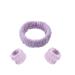 Face wash headband HUOJUCUN Spa headband Headband for Washing Face Face Wash Headband  Makeup Headband Spa Headband for Washing Face Makeup Headband for Washing Face Face Wash Headband(light purple)