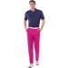 Royal & Awesome Men's Pink Golf Chino Pants - 38W x 32L Slim Fit Casual Pants - Buy Online on GoSupps.com