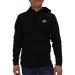 Men's Nike Sportswear Club Pullover Hoodie Medium Black/Black/White