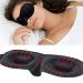 Adjustable 3D Contoured Eye Sleeping Mask with Earplugs - Light Blocking Sleep Aid for Men, Women, and Kids - Buy Online on GoSupps.com