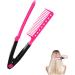 Styling Tool V Shape Comb Folding DIY Hair Straightener New Beauty Salon Comb Foldable Comb - Buy Online on GoSupps.com