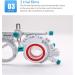 Adjustable Optical Test Frame | 48-80mm 360 Rotation Compatible with 5 Lenses | Ideal for Glass Businesses & Ophthalmology Centers - Buy Online on GoSupps.com