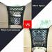 NganSuRong 3-Layer Car Mesh Organizer for Pet Kids Cargo Tissue Purse, Universal Automotive Seat Back Tidy Net Bag with Hooks, Black Nylon Holder - Driver Storage Pouch - Buy Online on GoSupps.com