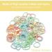 LuLiyLdJ 100pcs 2mm Candy Color Elastic Hair Bands for Baby Girls | Toddler Bobbles Accessories - Buy Online on GoSupps.com