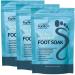 ForPro Tea Tree Oil & Menthol Foot Soak with Sea & Epsom Salt for Toenail Athletes Foot Stubborn Foot Odor Scent Softens Calluses & Soothes Sore Tired Feet - 48 Ounces (3 1-lb Packs)