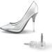 sourcing map 5 Pairs TPU High Heel Tips Shoes Replacement Tap Caps for Women High Heel Shoes 3mm Pin 8mm Round Shape Heel Repair Caps Transparent - Buy Online on GoSupps.com