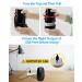 SOICARE Car Diffuser 2nd Gen | Portable Essential Oil Scent Humidifier USB Mini Aromatherapy for Travel/Office/Home - Elegant Black - Buy Online on GoSupps.com