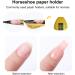 Nail Extension Forms | Horseshoe Shaped Nail Extension Stickers with Numbers Marked - Nail Shaper for Acrylic Nails Nail Tape for Professional Use Nail Extension Tips Lencyh Horseshoe Paper Holders 100 Pieces - Buy Online on GoSupps.com