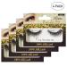 4 Pairs of Miss 3D Volume Tapered False Eyelash Extension MS01 - Luxurious Long-Lasting International Shipping - Buy Online on GoSupps.com