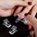 10 Pcs Transparent Nail Tips Clips for Quick Poly Gel Building - DIY Manicure Nail Art Tool - Buy Online on GoSupps.com