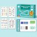 Petrichor Magical Tracing Workbook Set - Reusable Pen and Eraser - Practice Tracing Books for Kids Tracing Workbook Sets,Early Educational Learning Book for Preschoolers and Kindergarten Kids (60)