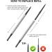 Eyebrow Pencil with Spoolie Brush- 4Pcs Professional Micro 1.5mm Tip Brow Pencil with Dual Ends Kit Longwearing Waterproof Sweat-proof Eye Brow Pencil Eyebrow Makeup Pencil for Women-02 Coffee Brown - Buy Online on GoSupps.com