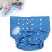 Adult Pocket Nappy Washable Adult Pocket Nappy Cover Close-Fitting Adjustable Reusable Diaper Cloth for Incontinence Care Protective Underwear Suitable for Men Women Teen(Dark Blue)