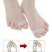 Getewily Silicone Toe Separator - Comfortable Hammer Toe Corrector & Reusable Foot Distance Holder for Hammer Toes - White L - Buy Online on GoSupps.com