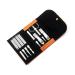 Nail Clippers Set Manicure Pedicure Personal Care Set Built in Nail File Man Portable 8 Piece Orange Travel Travel
