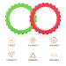 Baby Tooth Chew Toy - Food-Safe Silicone for Sensory Needs | Perfect for Autism SPD ADHD - 2 Pack Red/Green - Buy Online on GoSupps.com
