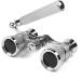 Kingscope 3X25 Vintage Opera Glasses Binoculars with Handle - Silver | Perfect for Theater, Musical Concerts | Lorgnette Design - Buy Online on GoSupps.com