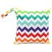 xingmo Wet Dry Bag Nappy Organizer Bag Reusable Zipper Diaper Bag Hanging Wet or Dry Clothes Storage Bag (2# M)