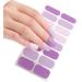 16 Strips Semi Cured Gel Nail Stickers Uv Lamp Required Gel Nail Polish Wraps Gel Nail Art Stickers for Women Girls Style Ze0442 - Buy Online on GoSupps.com