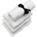 Leather & Looms 12 Pack Cotton Soft Washcloths 12x12 - Extra-Absorbent & Quick Drying (White) - Buy Online on GoSupps.com
