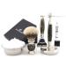 JAG Shaving Razor Set | 3-Part Shaving Set | Silberspitz Dachshaar Brush & Blades | International Shipping Available - Buy Online on GoSupps.com