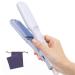 Crepe iron for the hair mini 30mm styling panels curling iron wave iron for hair fast heating portable travel size for hair waves & volume double voltage hair crimper for Easter blue