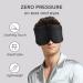 OLESilk 100% Natural Mulberry Silk Sleep Mask - Large Size Adjustable Eye Mask for Men and Women - Black - Buy Online on GoSupps.com