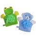 Bath Gloves for Kids 2 Pack Exfoliating Glove Body Scrubber Mesh Loofa for Shower and Bath Sponge Cute Design for Kids Easy to Use