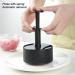 Protable Press Burger Press Patty Maker Maker Mold Perfect for Burgers Patties Cooking BBQ Kitchen Supply Black - Buy Online on GoSupps.com