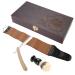 Premium 3-Part Razor Shaving Set | Manual Razor Beard Brush & Gift Box for Men - Ultimate Men's Beard Shaving Experience - Buy Online on GoSupps.com