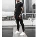 JMIERR Men's Tapered Gym Running Sweatpants Large - Black | Athletic Joggers with Pockets - Buy Online on GoSupps.com
