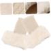 Buy ToddMomy 2 Pairs of Fashionable Fur Leg Warmers & Short Ankle Cuffs - Stylish Acrylic Boot Socks for Women | International Shipping Available - Buy Online on GoSupps.com