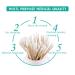 200 PCS Long Wooden Cotton Swabs - Multi-Use Cleaning Sticks with Wood Handle for Makeup, Baby Care, and Home Accessories - Buy Online on GoSupps.com