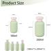 4pcs Flip Cap Shampoo Shower Gel Bottles Empty Refillable Travel Size Bottles Sub Package Squeeze Bottles for Travel Lotion Shampoo Body Wash travel shampoo bottles(100ml *3+200ml*1) - Buy Online on GoSupps.com