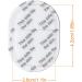 56pc Neck Massager Gel Pads for Pain Relief - Fits ST-304 & More Electric Pulse Massagers - Soft, Comfortable & Portable for Men & Women - White - Buy Online on GoSupps.com