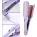 Hair Curler Wand - Hair Styler Iron for Egg Roll Hair Waving - Fast Heating Adjustable Temperature Hair Wand Waver for Girs Birthday Gift Hersil US Purple - Buy Online on GoSupps.com