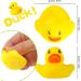Derayee 50pcs Yellow Mini Bathing Ducks - Squeaky Floating Toys for Children | Perfect for Showers & Birthday Parties - Buy Online on GoSupps.com