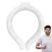Cooling Device for Neck | Reusable Cooling Collar Wraps for Hot Wearable Tube Heat Reduction Body Cooling for Hot Outdoor School Gym Offices White Below 18 Degrees