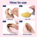 Premium Leather Heel Pads Inserts for Shoes - 4 Pieces (Beige) | Prevent Heel Pain, Rubbing & Blisters - Unisex Cushions for Improved Shoe Fit - Buy Online on GoSupps.com